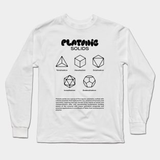 Platonic Solids - B Long Sleeve T-Shirt